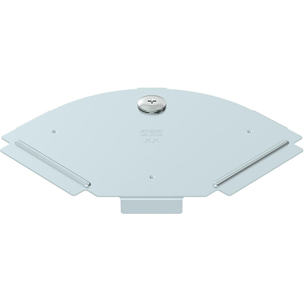 OBO Deckel für 90Grad-Bogen B100mm, bandverzinkt RBD 90 100 FS